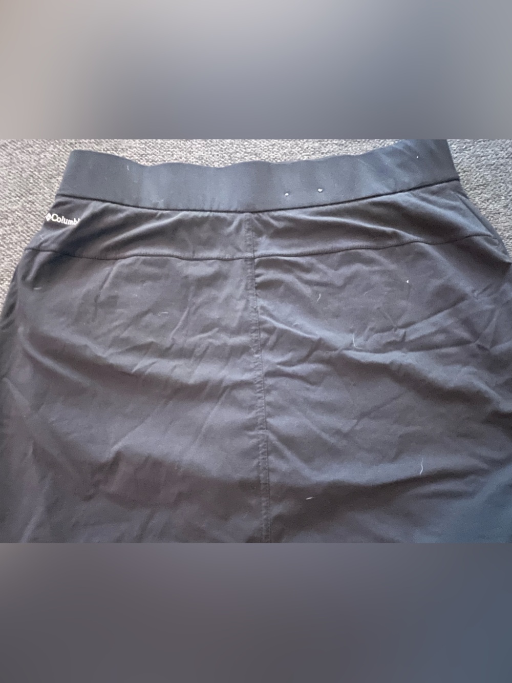 Columbia Black Pencil Skirt with Stretch Waistband